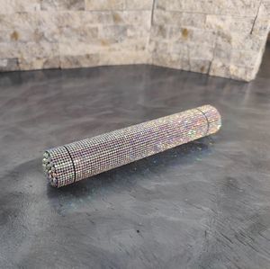 Iridescent Classy Cigar Case With Humidifier